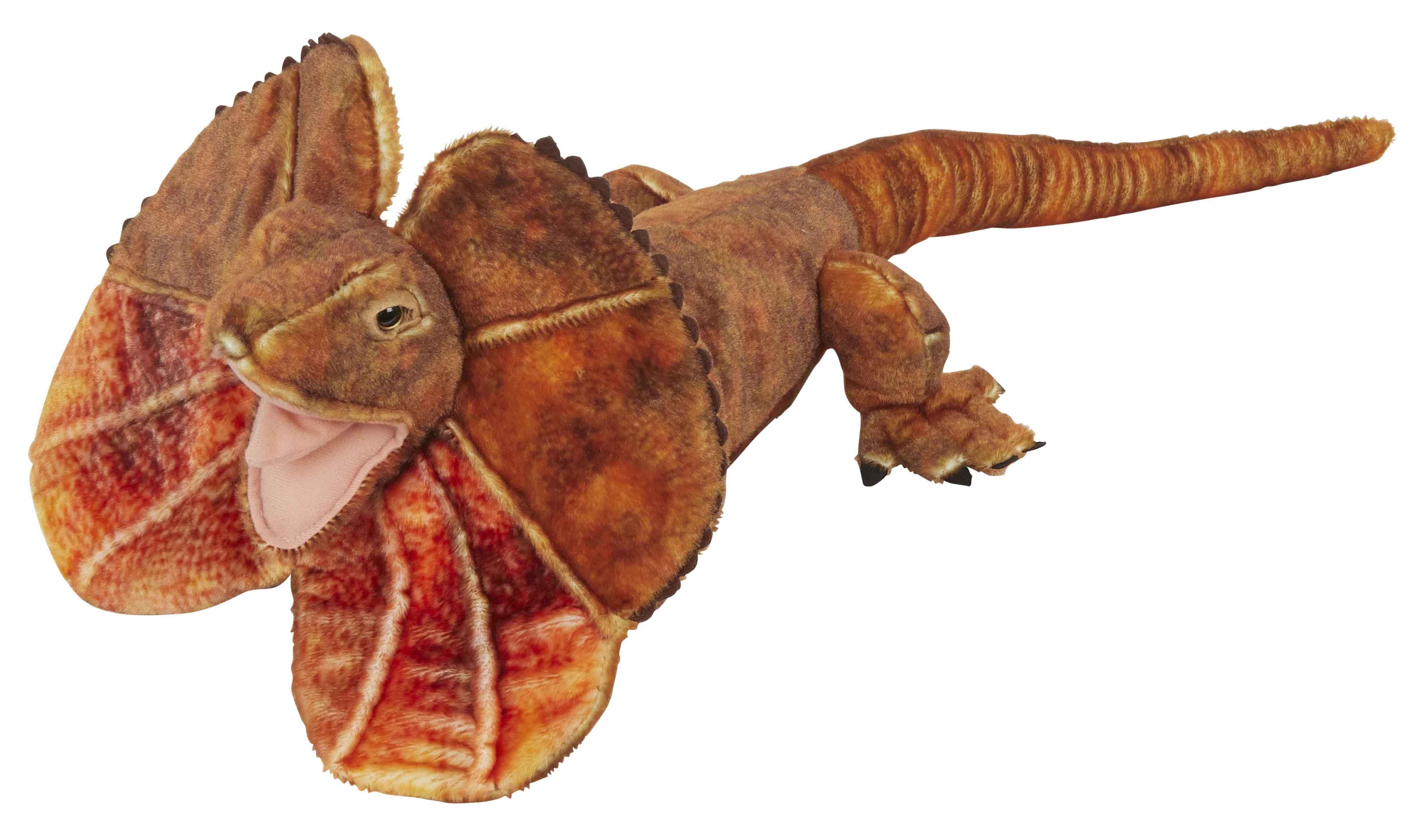 Ravensden Plüschtier Kragenechse 75 cm, Echsen, Leguane, Eidechsen, Stofftiere, Kuscheltiere, Kragenechsen FR068