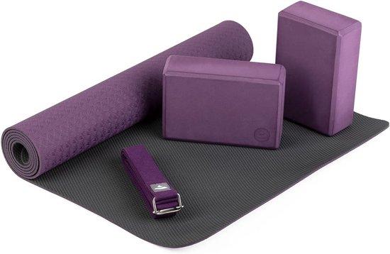 OEM Yoga-Anfänger-Set | Set bestehend aus: 1 Yoga-Matte aus TPE, 2 Yoga-Blocken aus EVA (Schwimmschaum) und 1 Yoga-Gurt aus Baumwolle | Anfänger-Set für Yoga-Anfänger 2026