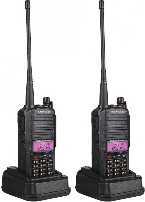 Secutek Set 2 Stück UHF Funkgeräte Baofeng UV-9R Plus V2 T57