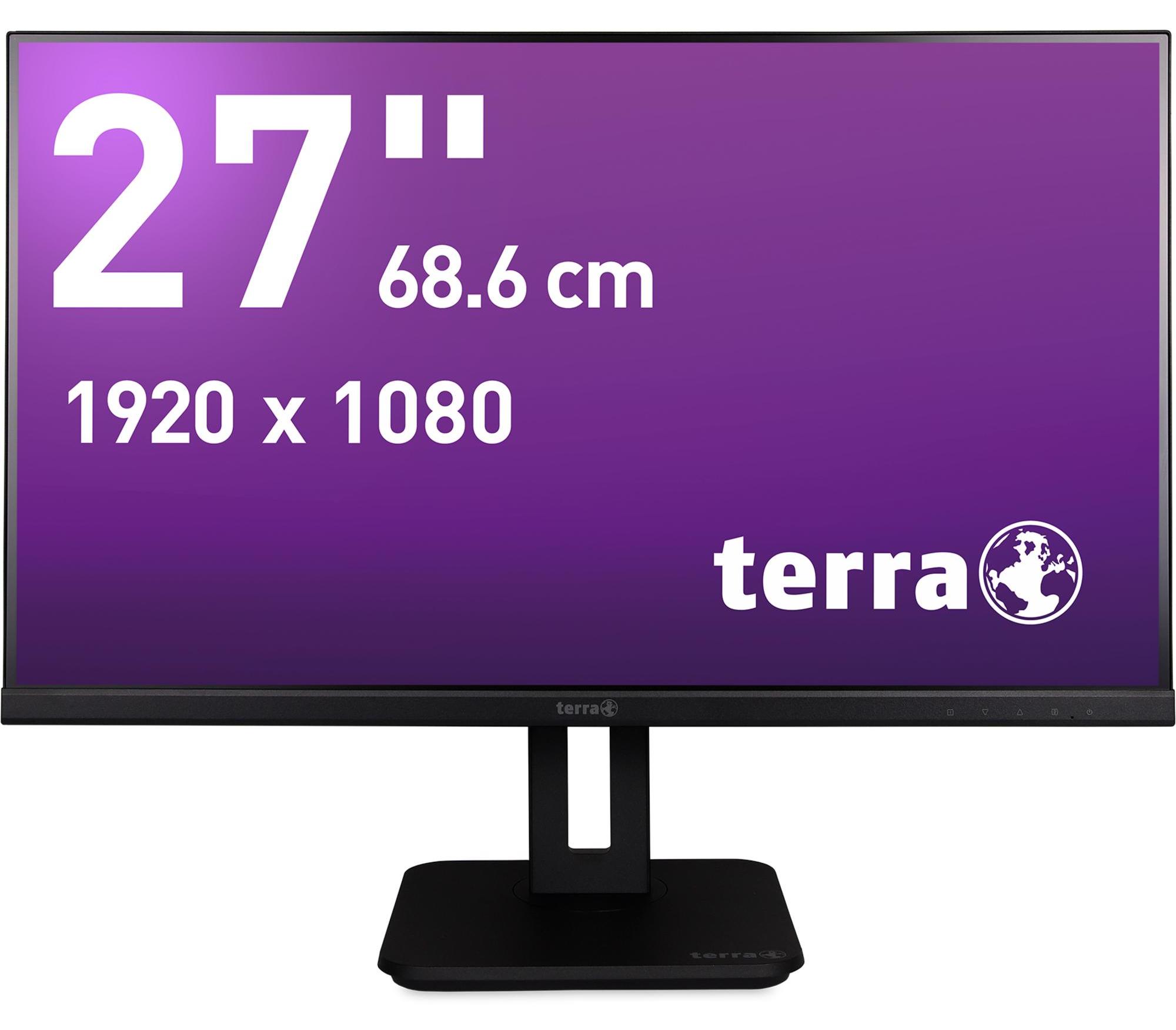 TERRA 3030239, 68,6 cm (27"), 1920 x 1080 px, Full HD, LCD, 5 ms, Čierna