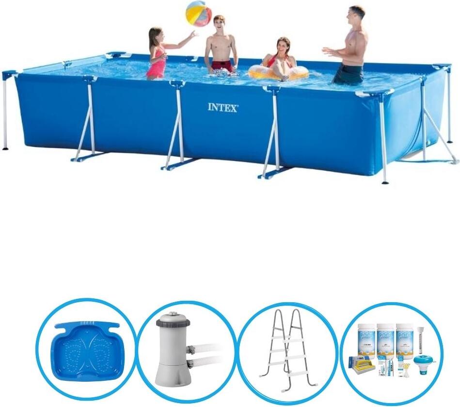 Obdĺžnikový rám bazéna Intex - s príslušenstvom - 450x220x84 cm