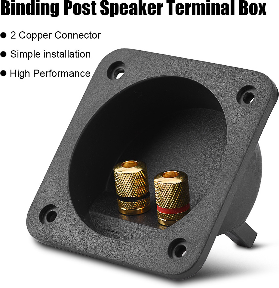 Cocosity Anschlussklemme, Lautsprecheranschluss, Anschlusskasten, Akustikkomponenten, Lautsprecherkomponenten
