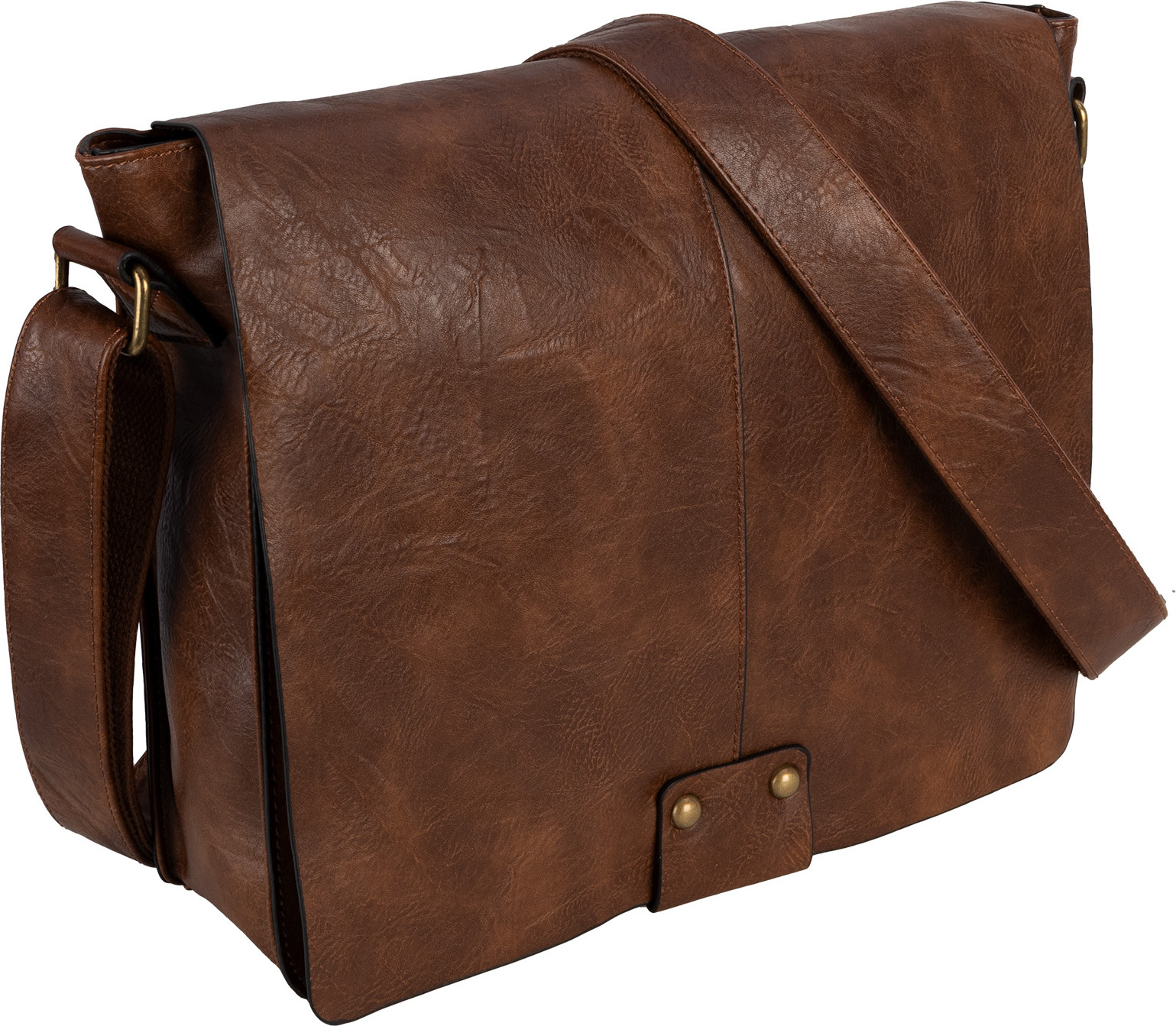 LIERKANG Umhängetasche Flugbegleiter Schultertasche Messenger Damen Herren Tasche BRAUN