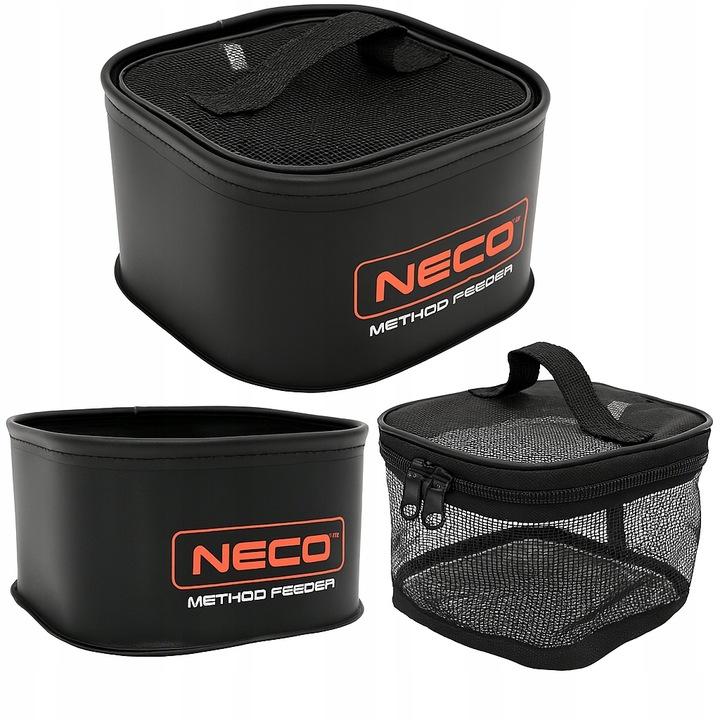 EVA Behälter mit Sieb NECO zum Einweichen von Pellet 18×18×10 cm – Method Feeder