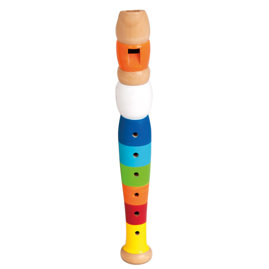 Bino World Of Toys Tambour à Main Avec Poignée – Jouet Musical En Bois & Cuir Beige Dès 3 Ans, Éveil Musical & Motricité Fine Tambour à Perles Enfant
