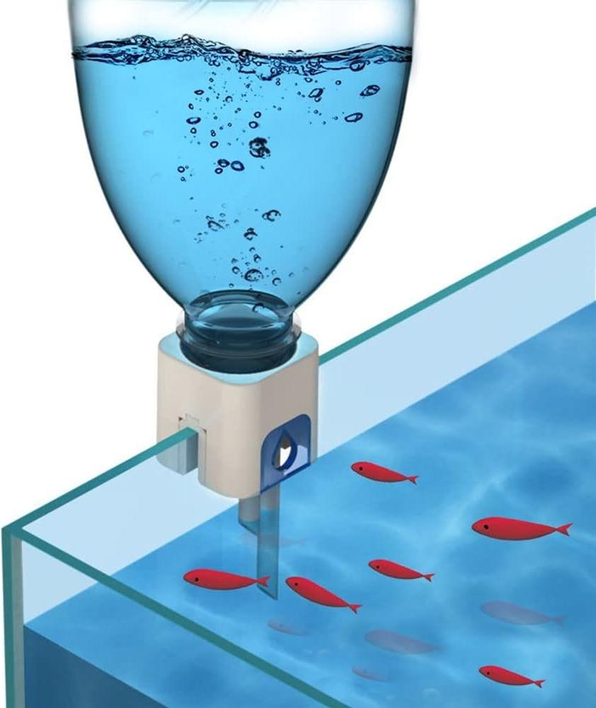 Markenlos Auto Top Off Wasserauffüller - Aquarium Wasserauffüller - Gratis Power Hydrator Nachfüllung - Top Off System für Wandstärken von 3mm-10mm Fischtank