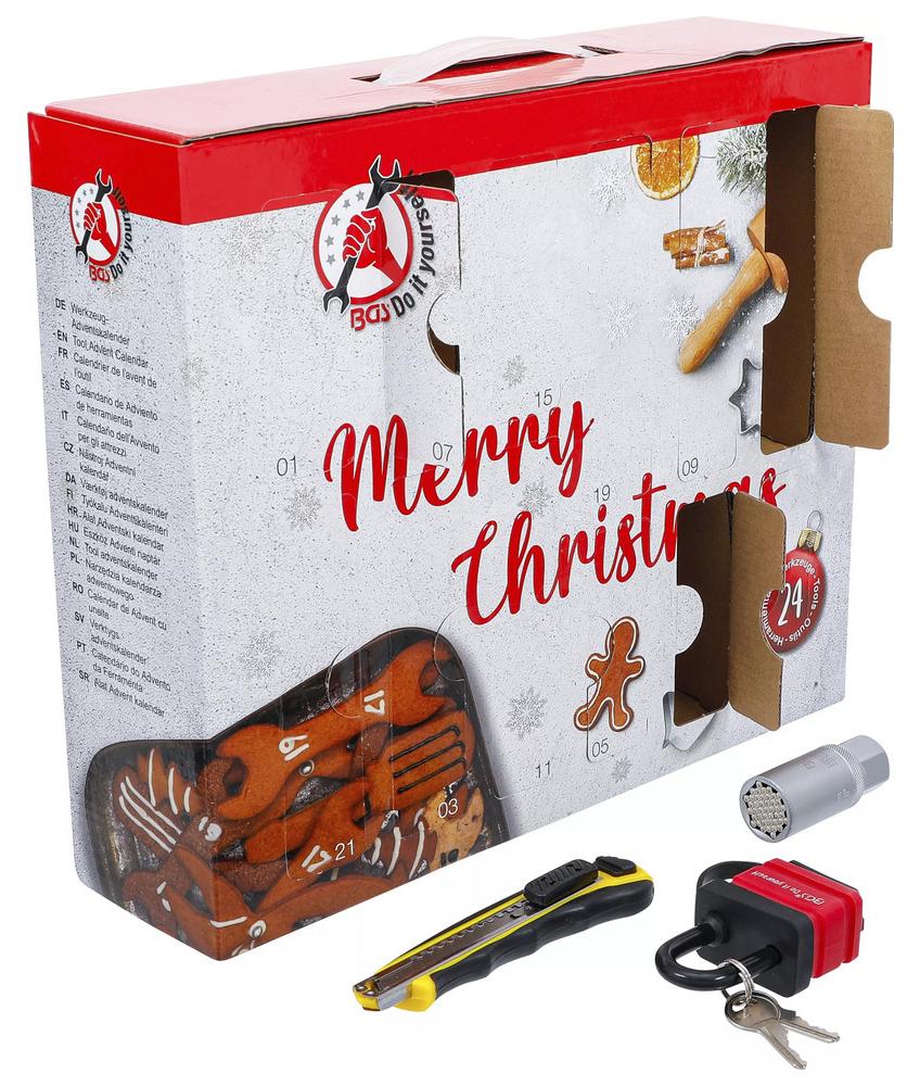Adventný kalendár s náradím