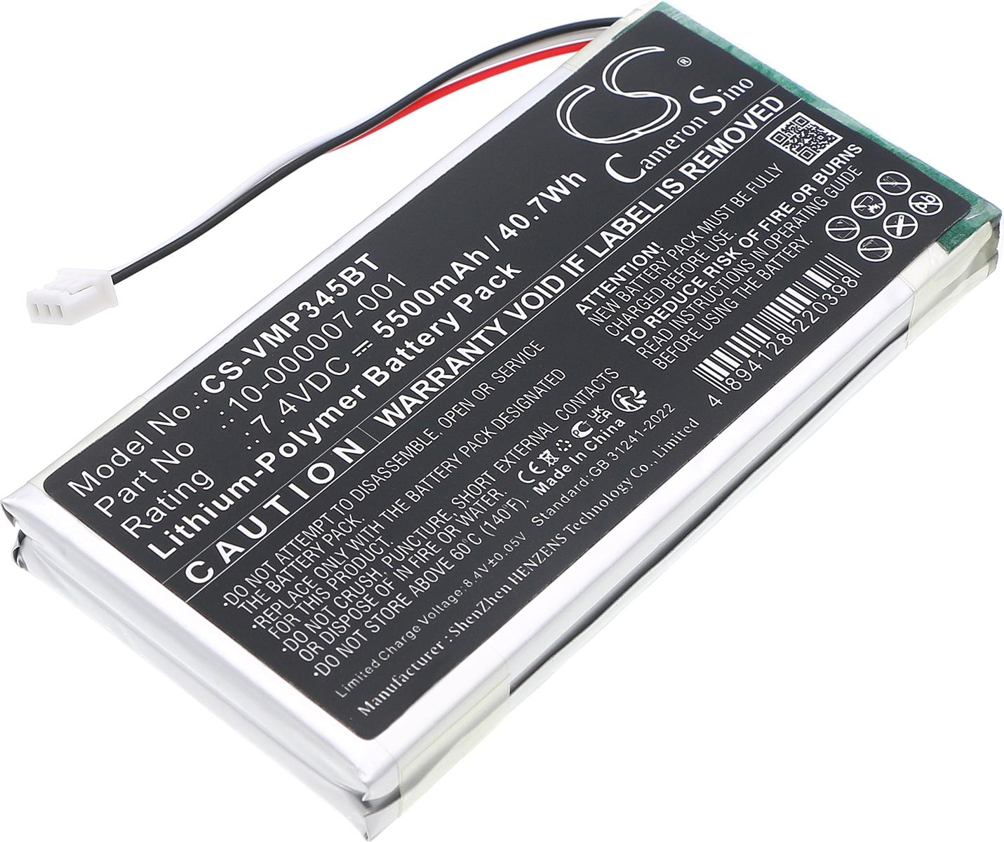 TECHTEK Akku Kompatibel mit [Vivint] CP01 Control Panel, Sky Master Control Panel, Troubleshooting, V-MP2-345, V-MP2-345 Master Control Panel, V-MP2-