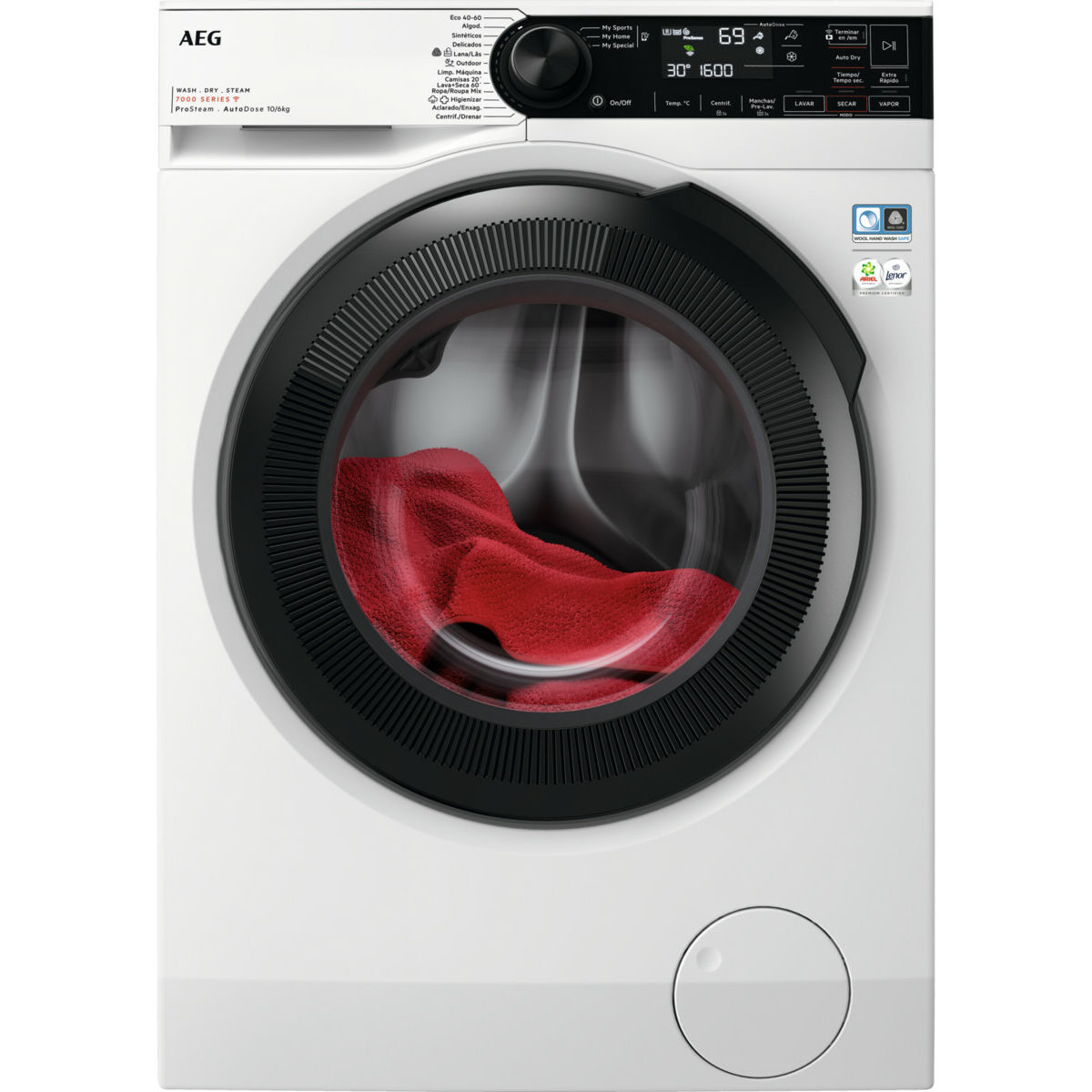 Práčka / sušička AEG LWR7194M4B 1400 ot/min