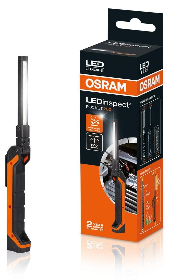 Osram LEDIL408 LEDInspect POCKET200 LED monocolore Lampada da lavoro a batteria
