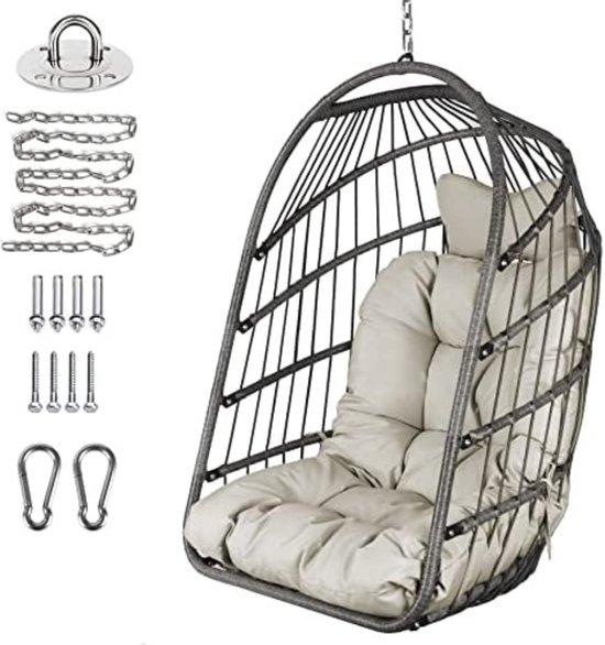 Famanu Hängesessel Standard - Ei Hängesessel - Hängesessel Cocoon - Grau