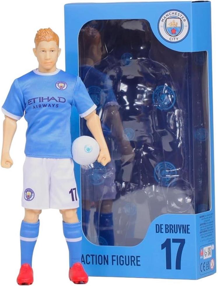 Merkloos Fußballfigur Manchester City Kevin de Bruyne - Actionfigur 20cm Sportspielzeug 1011704