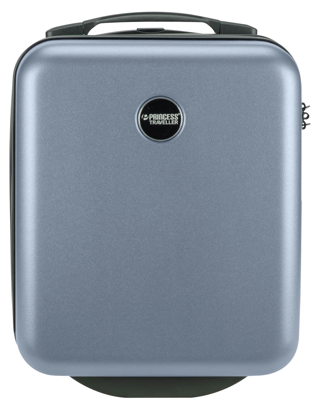 Princess Traveller PT-01 – Underseater – Handgepäckkoffer – 40x30x20 cm – Geeignet für u.a. Lufthansa, Eurowings & TUIfly – Platinum Navy – ABS