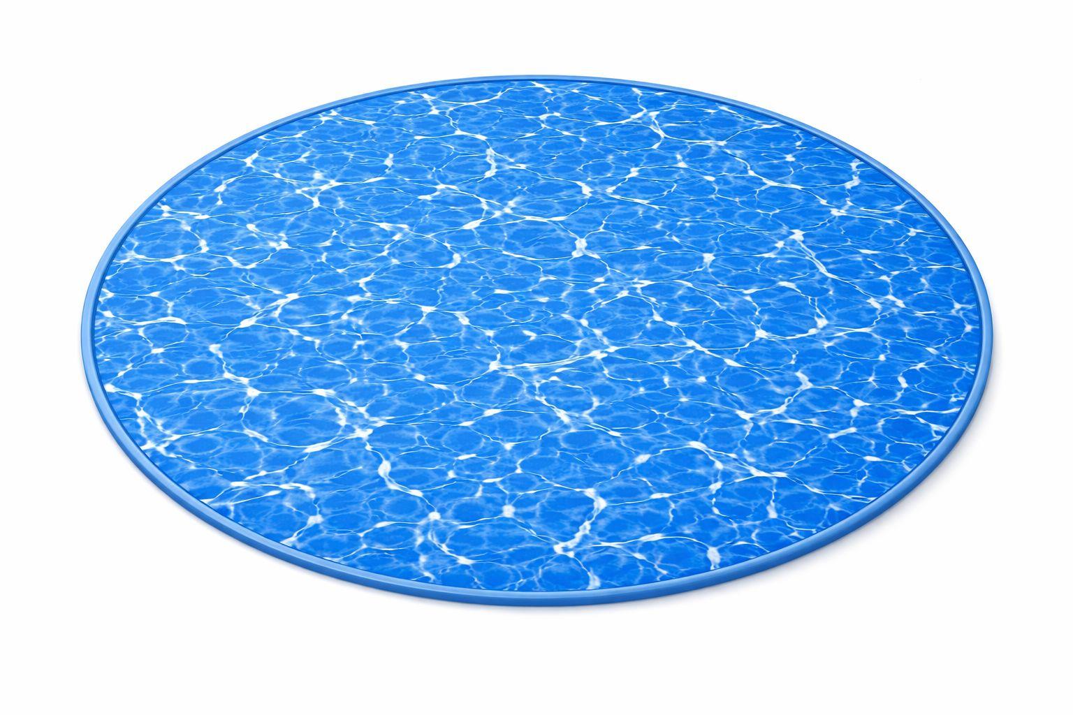 Poolfolien.eu Poolfolie Rund Ø 3,50 x 0,90 m Kristallblau Classic 0,32 mm