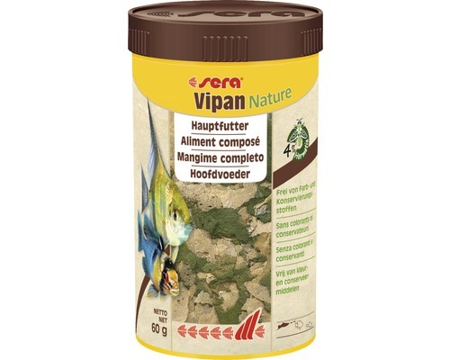 Hauptfuttermittel sera Vipan Natur 250 ml 9108785
