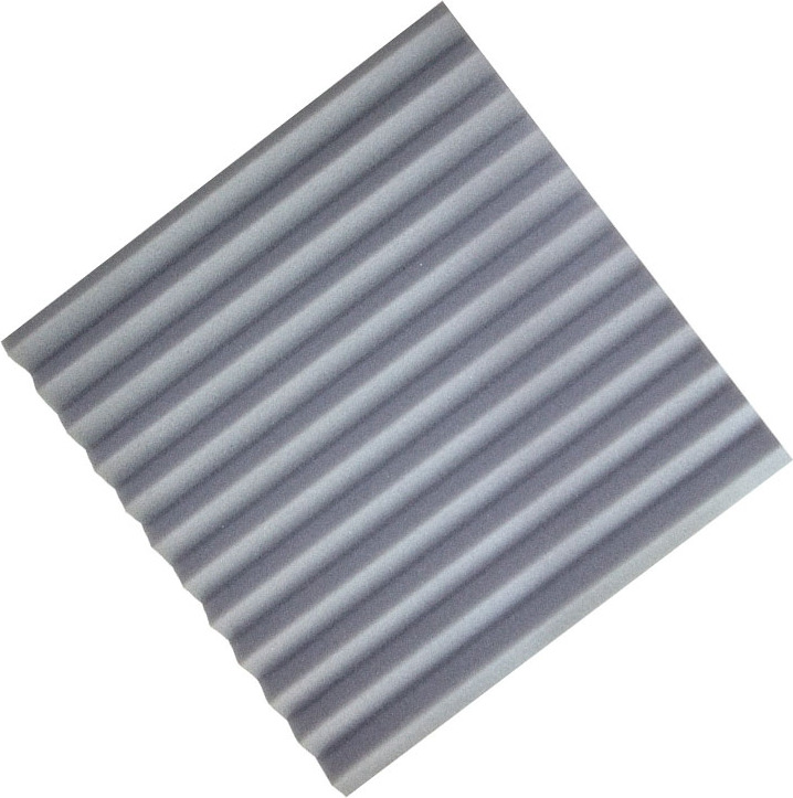 INF Schallabsorbierende Schaumstoffplatten Grau M 12er-Packung 367904