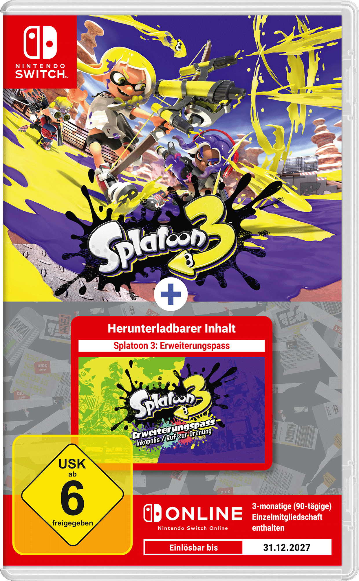 Splatoon 3 + Erweiterungspass - Set Nintendo Switch-Spiel 10014590