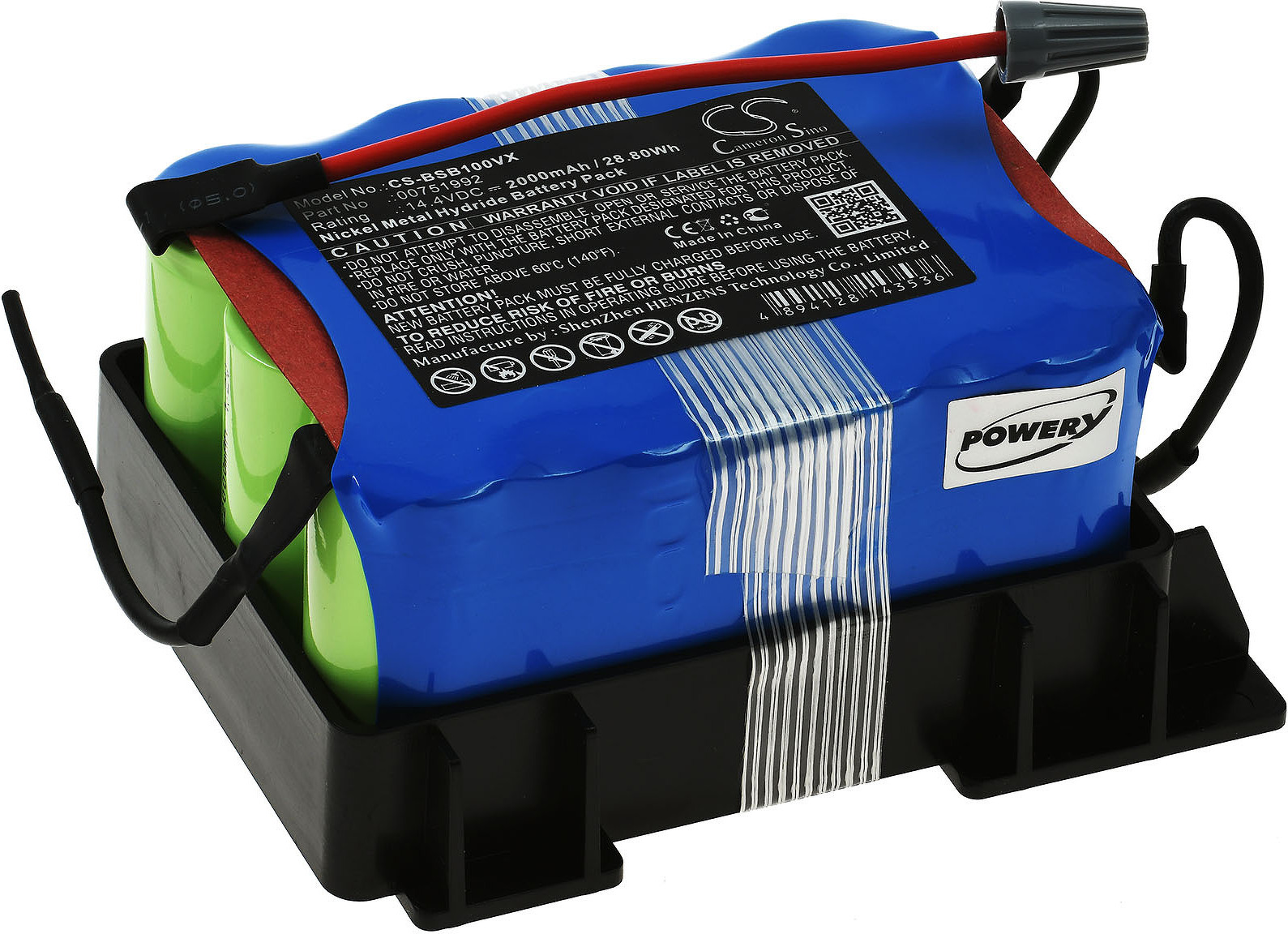 Powery Akku für Staubsauger Bosch BBHMOVE1N/01, BBHMOVE1N01, BBHMOVE2/01 G1.76.BOS.5.8E