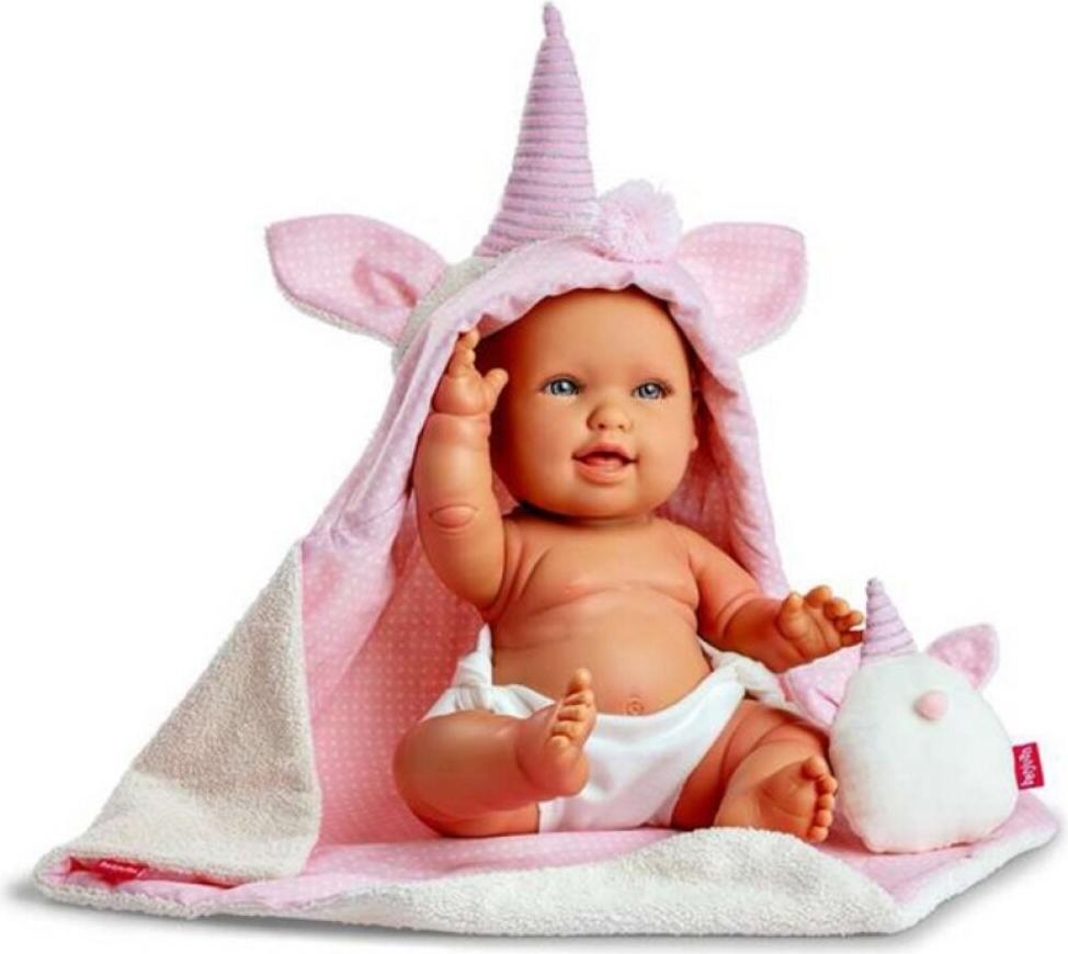 Babypuppe mit Zubehör Berjuan Einhorn (38 cm) 292096