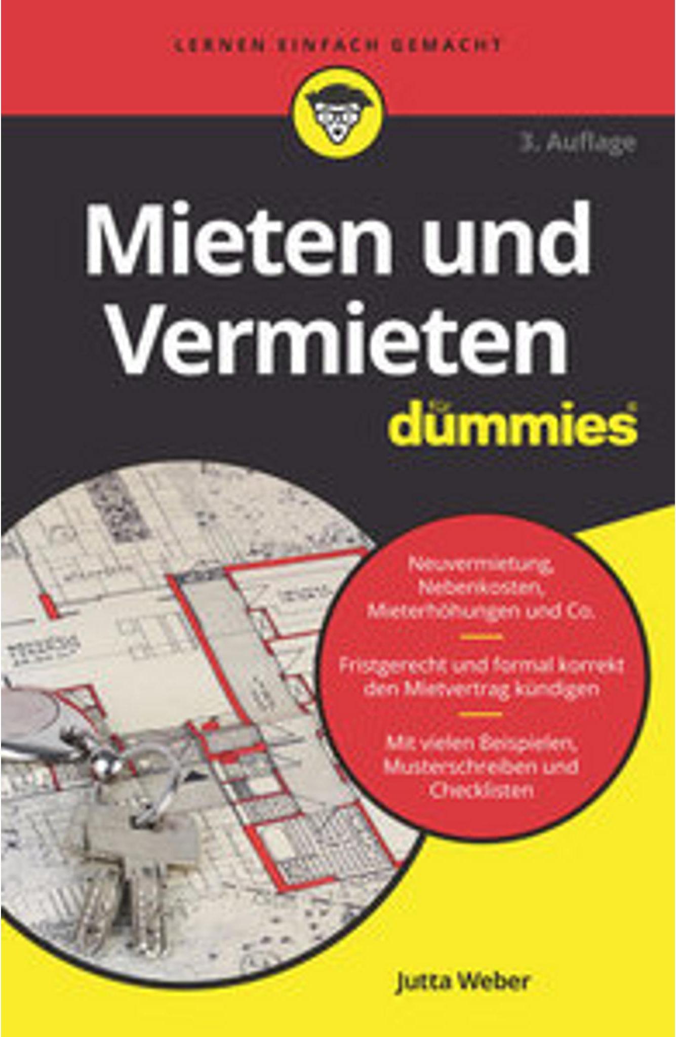 Sonstige Verlage Mieten und Vermieten für Dummies 25339912_9783527719969