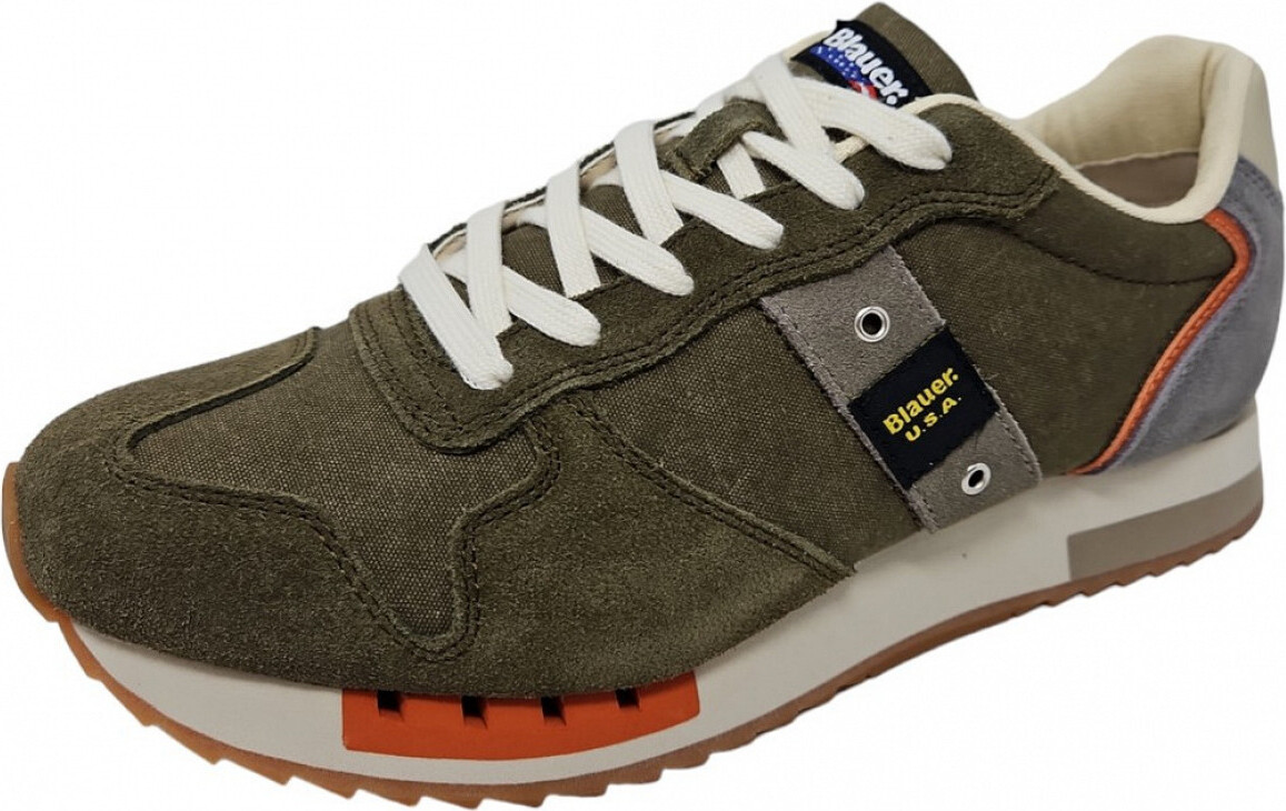 Blauer USA Queens Sneaker Grün S4Queens01-MILGRY