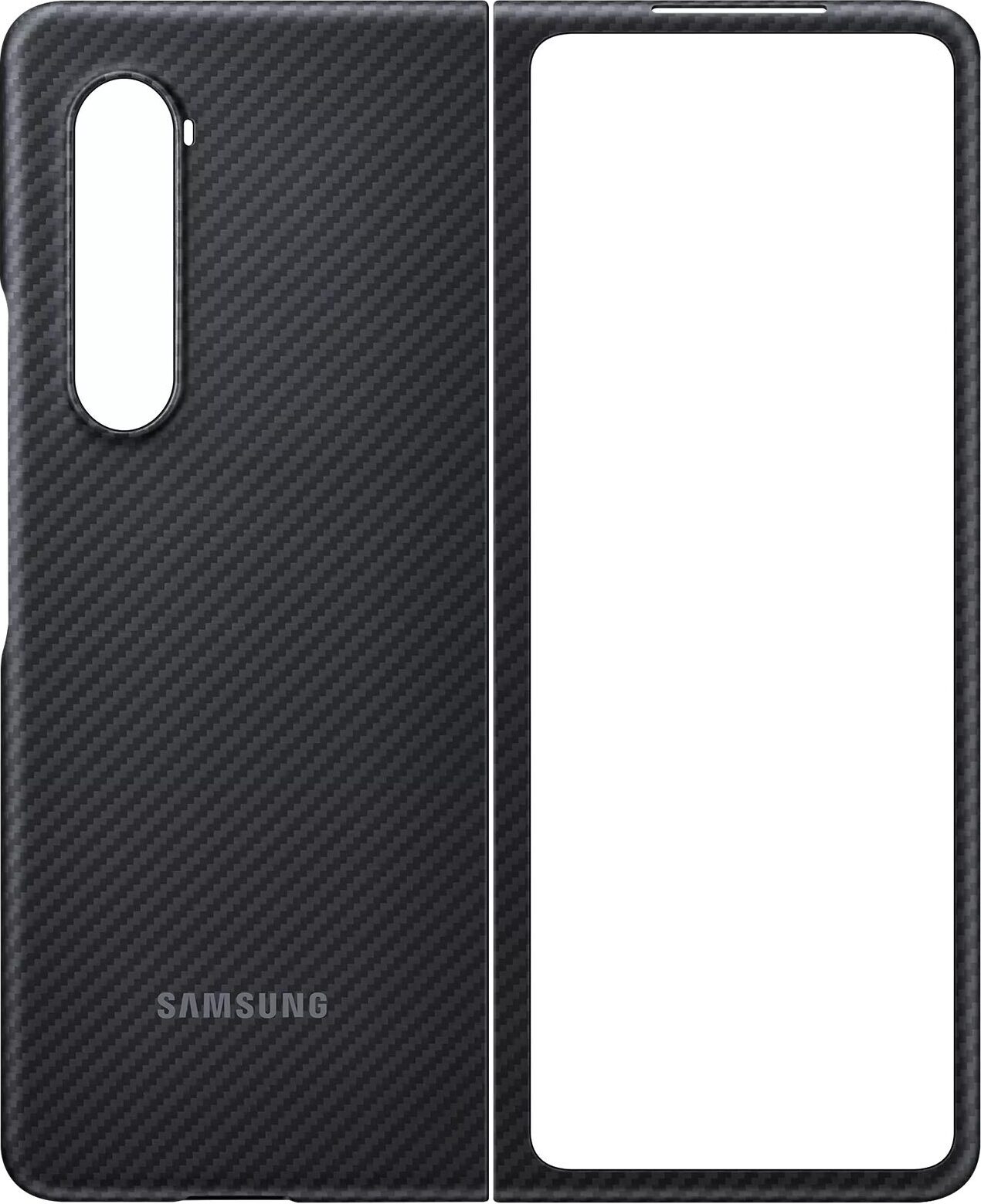 Samsung Aramidový kryt pre Z Fold3 5G Black Neu
