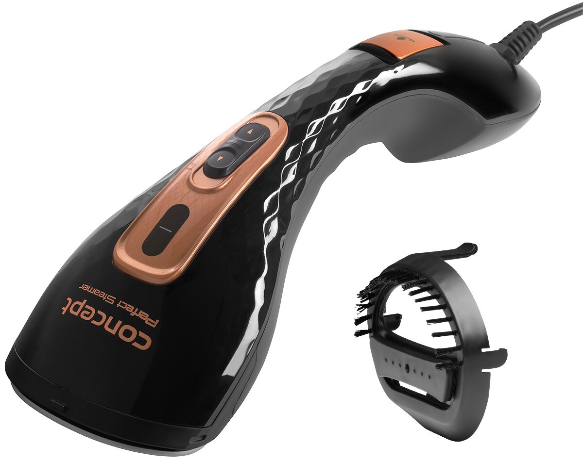 Concept NO8000 Dampfglätter Hand-Dampfglätter 0,15 l 1300 W Schwarz, Kupfer
