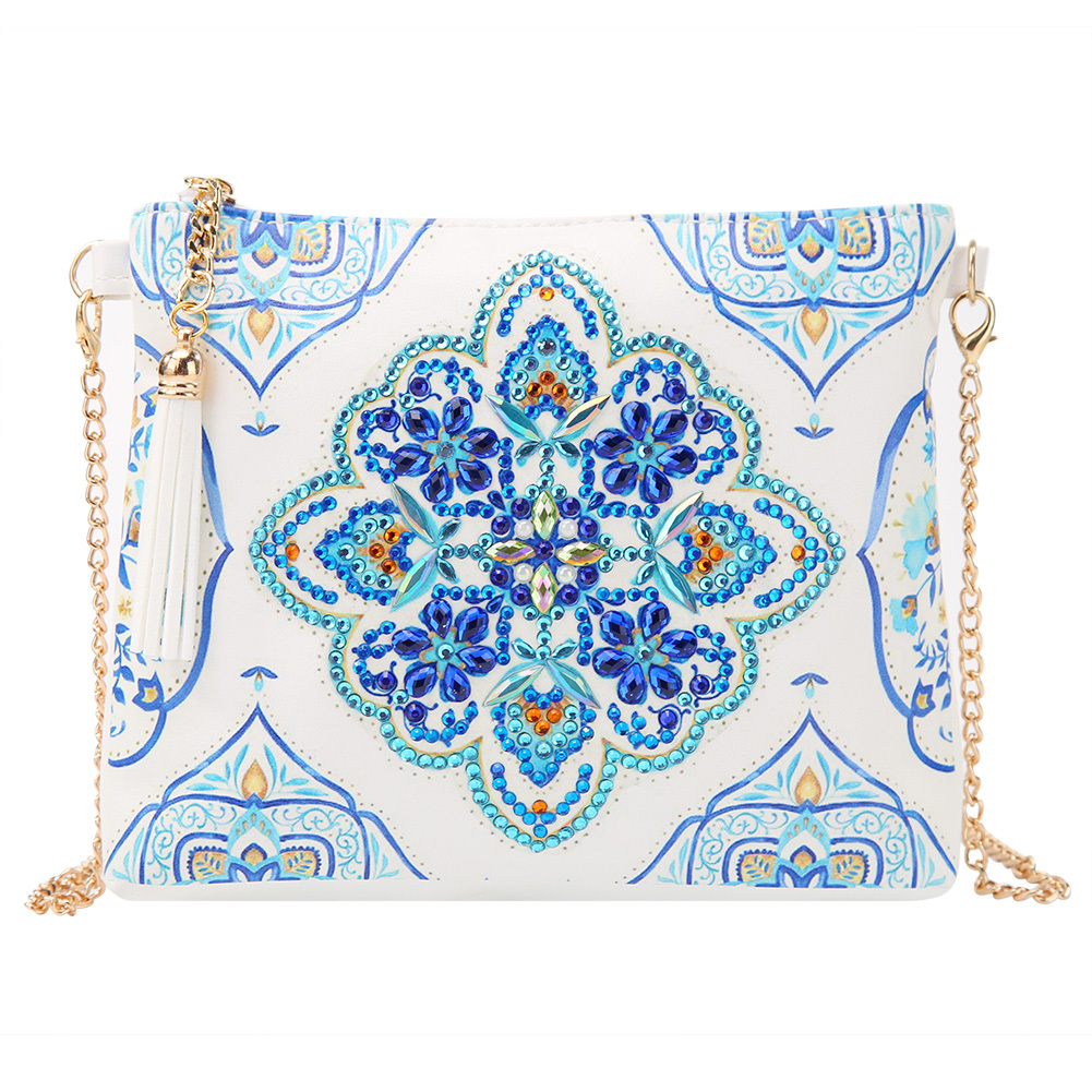 Cocosity Malerei Diamant Tasche,DIY Diamant Tasche,DIY Diamant Handtasche,Stickerei Diamant Handtasche,Diamant Crossbody Bag