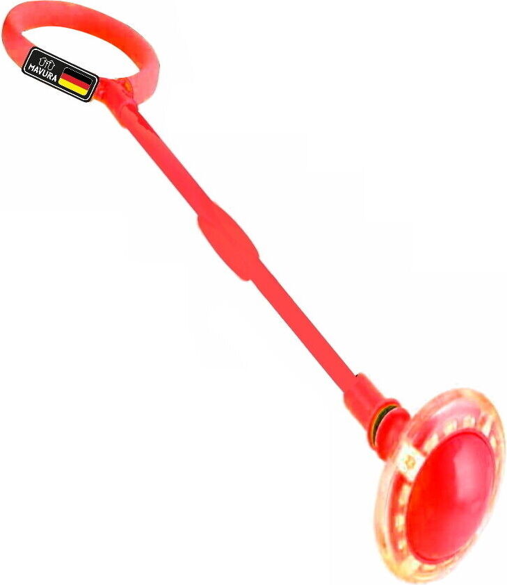 MAVURA HULATASTIX LED Fußkreisel Springring Springseil Schaukelball Hüpfspiel Hula Jump A982