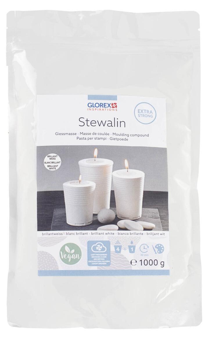 GLOREX Figurengiessmasse Stewalin weiß 1000g 62608450