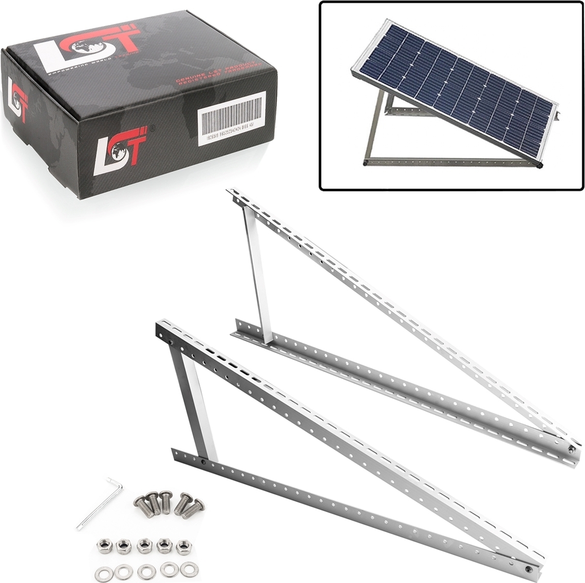 LST 5x Aufständerung Solar Modulträger Halterung Solarständer 118 cm 2,5mm LP-0526 x10