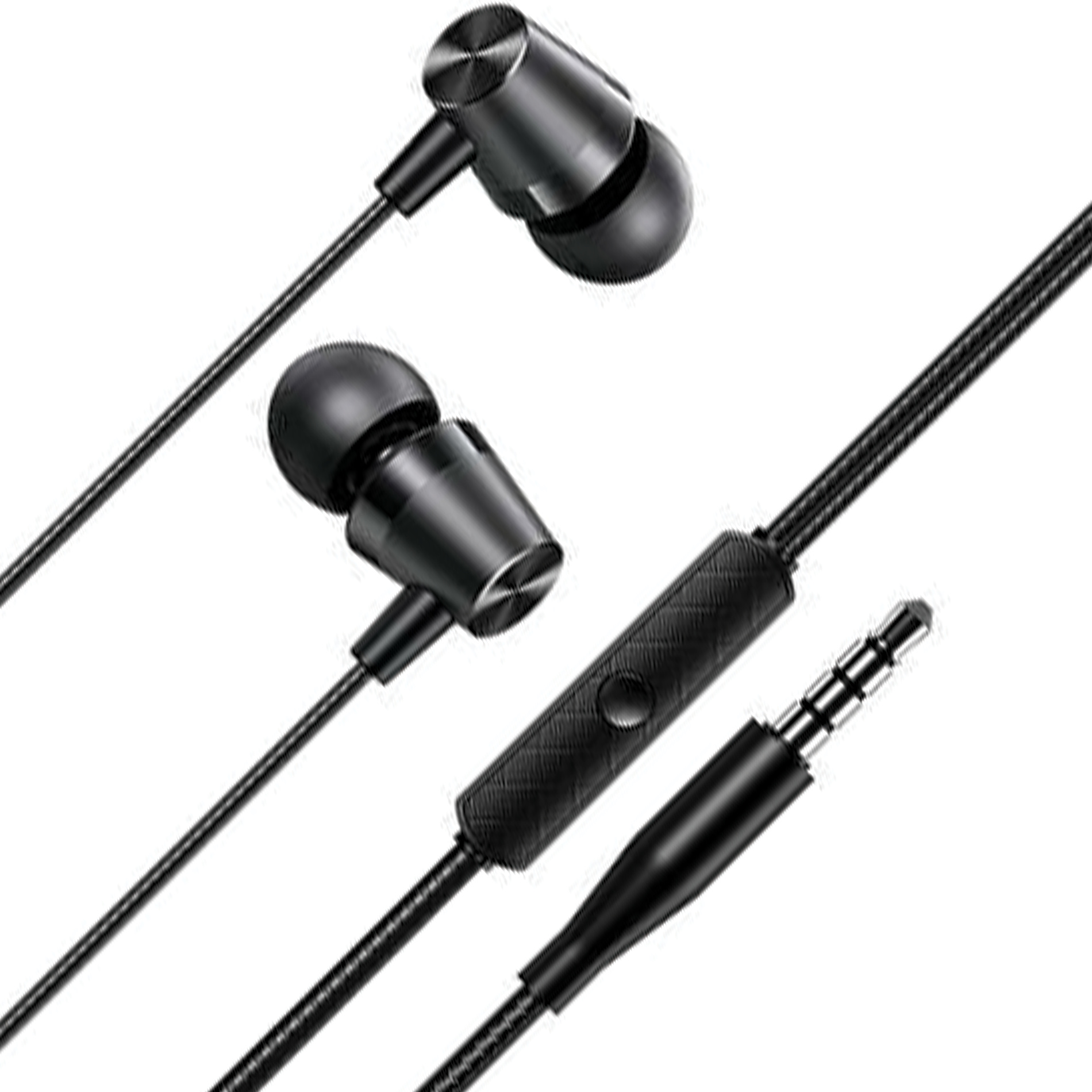 Usams Ep-42 3,5 Mm Stereo Slúchadlá Pre Sadu 1 Ks. Čierna/Čierna Sj475Hs01-1