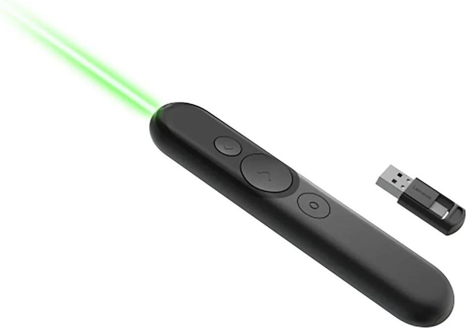 Lenovo 4XW1S62315 Fernbedienung Wiederaufladbar Universal IR/Bluetooth Prsentation Laser Schwarz