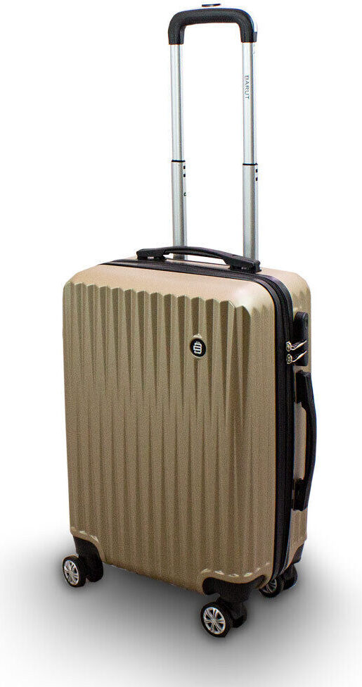 Barut Trolley Hartschalen Koffer Hartschalenkoffer Hardcase Größe M - Modell General (Champagne) MS-17299