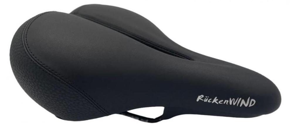 P & P P&P Bequemsattel - Sattel Rückenwind schwarz 210mm Sitzknochenbreite 10-16cm ... 805