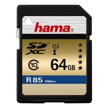 Hama SDXC 64GB, 64 GB, SDXC, Klasse 10, 85 MB/s 00114949