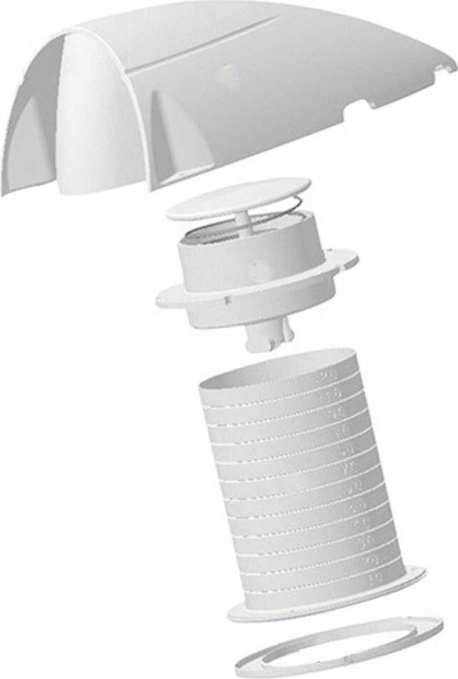 Plastimo Stromlinienförmige Dorade-lüftungsöffnung Ersatzteil Für Rumpf Durchsichtig 85 mm Durchsichtig 85 mm 51639