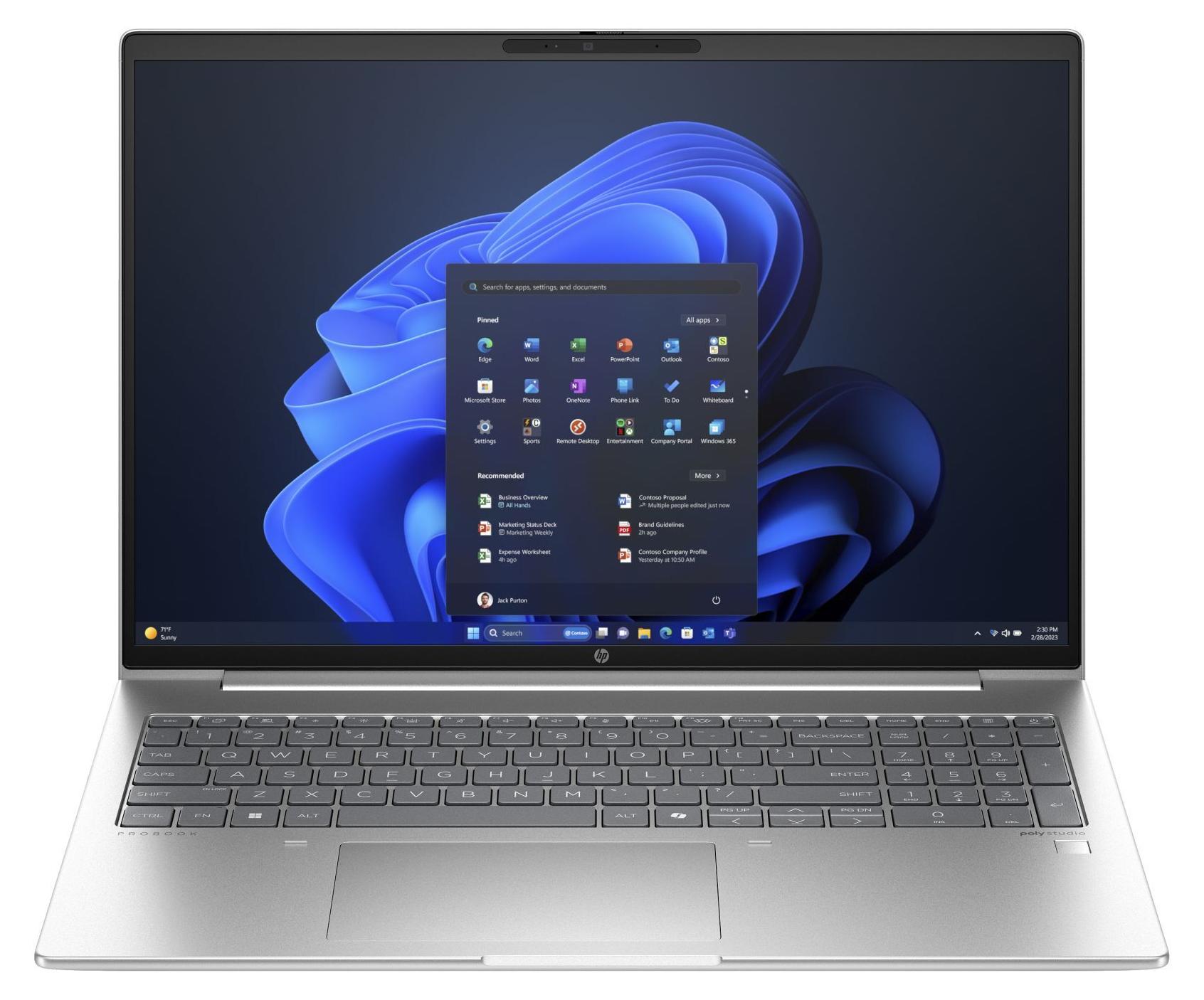 HP ProBook AA0D3ES – 16" Notebook, Intel Core Ultra 7, 32 GB RAM, 1 TB SSD, Windows 11 Pro