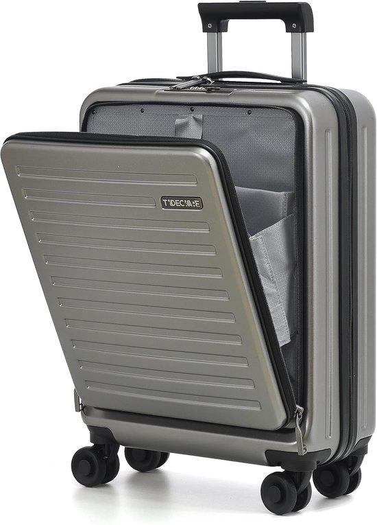 Famanu Handgepäck 20 Zoll mit Laptopfach, TSA-Schloss, geeignet für Fluggesellschaften, 34L Hartschale SHSHOP
