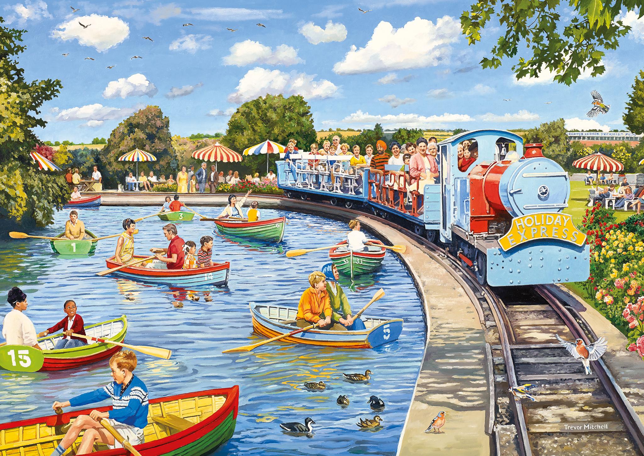 GIBSONS Bootsfahrt See Puzzle 1000 Teile