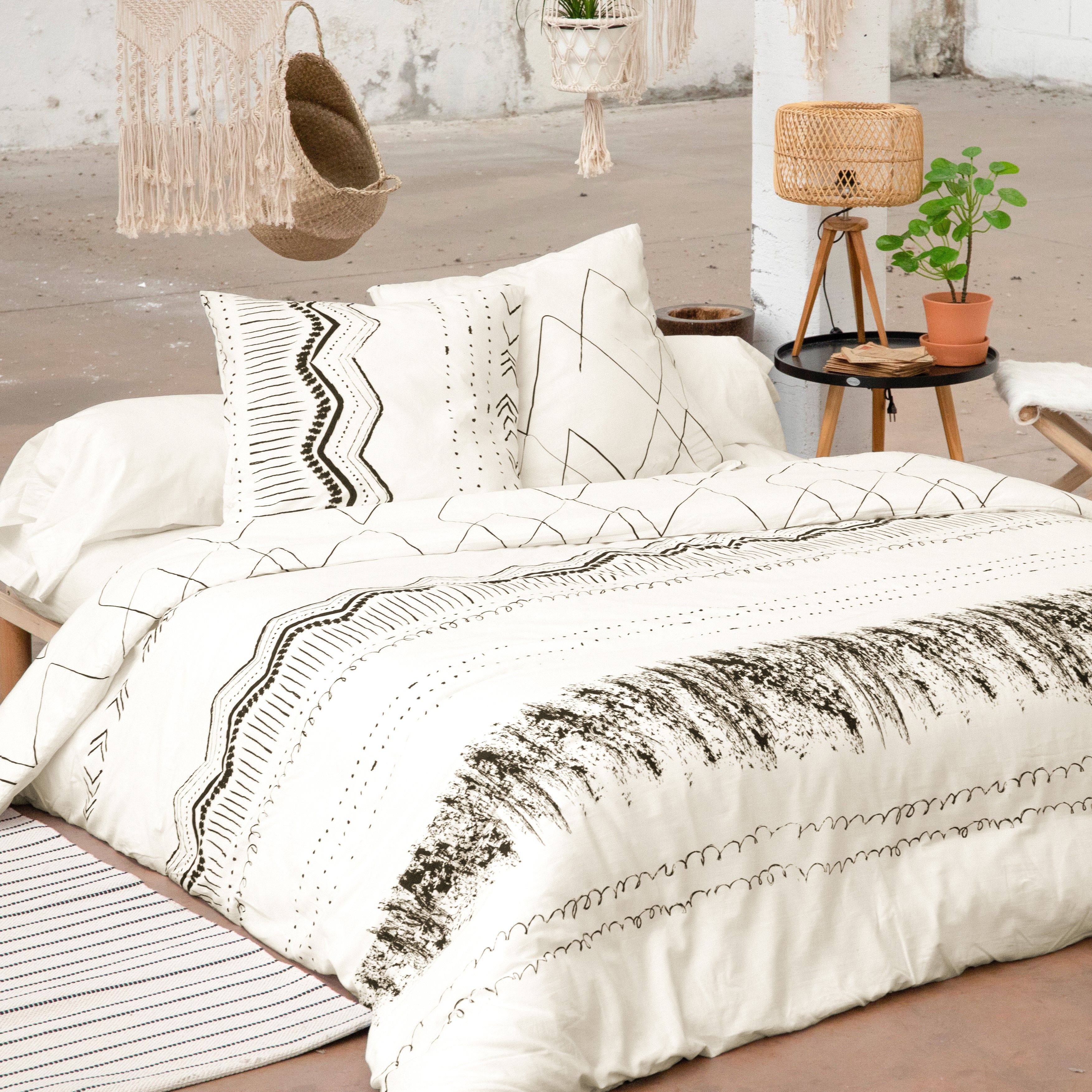 L'effet papillon Bettgarnitur 240 x 220 cm BERBERE
