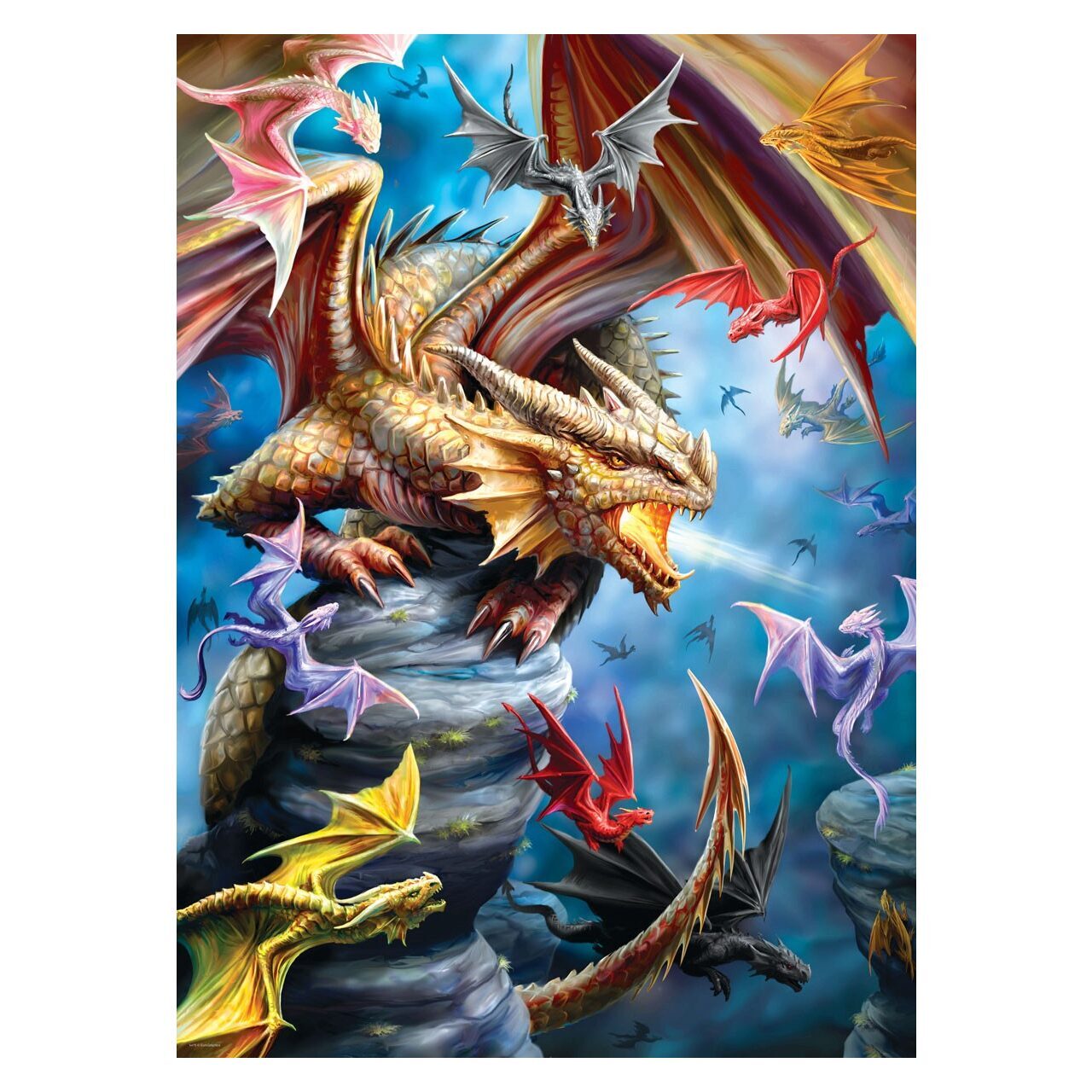 Eurographics Das Puzzle "Drachenclan" von Ann Stokes, 1000 Teile 65475