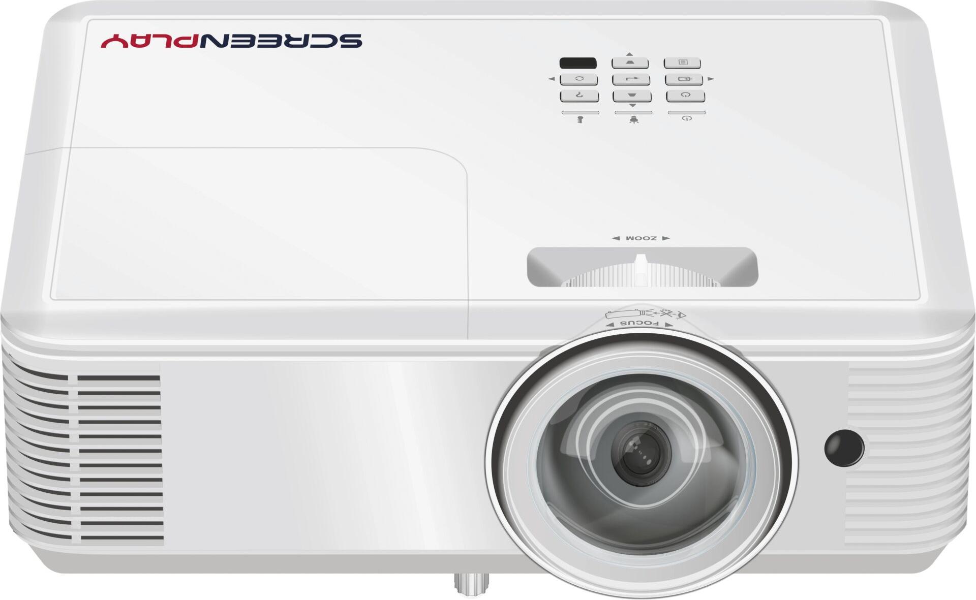 ScreenPlay MULTIMEDIA PROJECTOR, 3800 ANSI lumen, DLP, WXGA (1200x800), 30000:1, 16:10, 711,2 - 7620 mm (28 - 300")