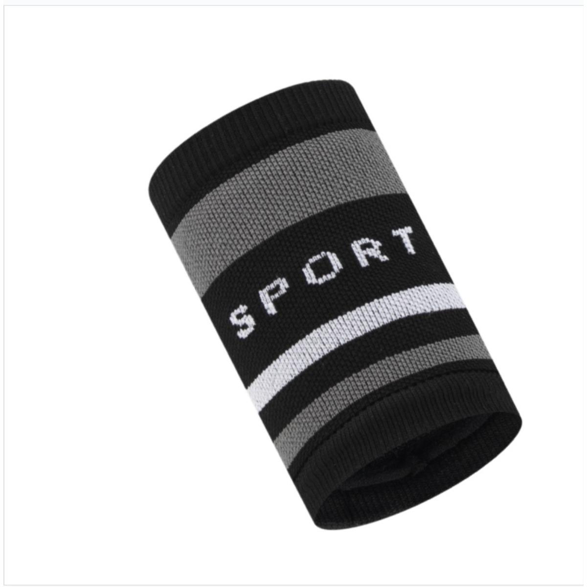 INF Sommer Handgelenksbänder 11cm x 8cm Polyester Kompression 1 Paar Schwarz 416750