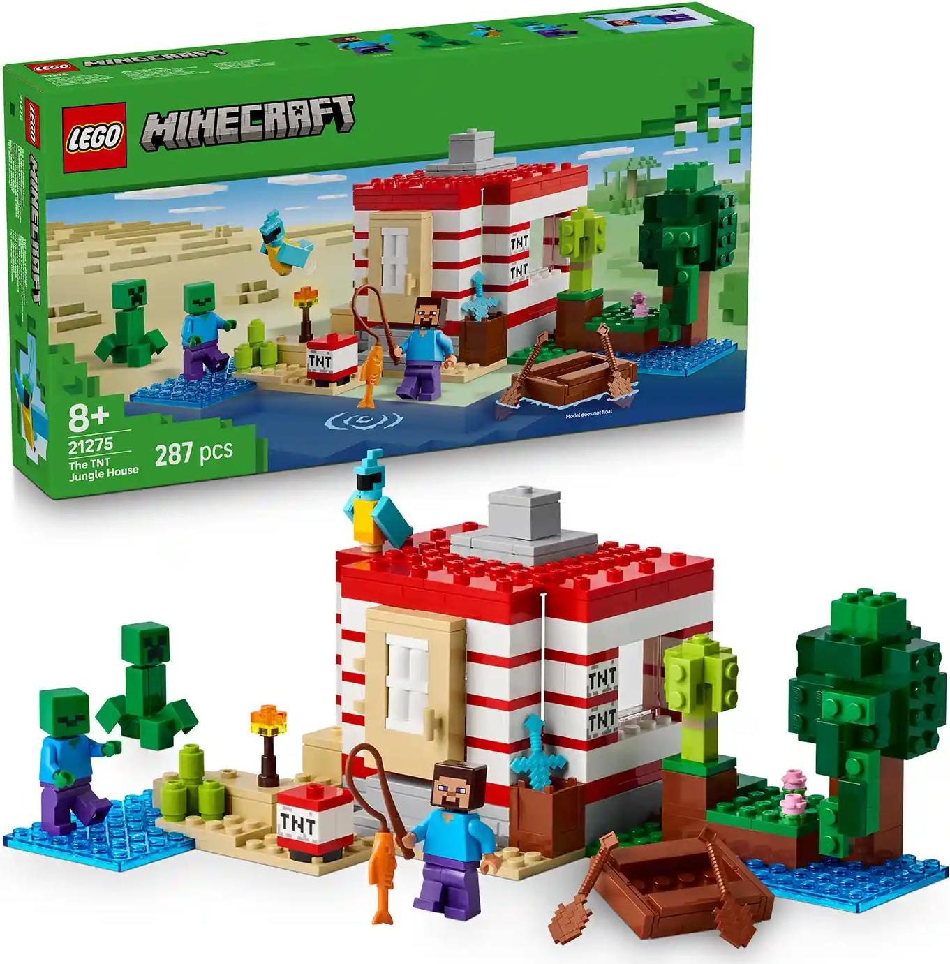 LEGO® Minecraft® 21275 TNT Dom v džungli