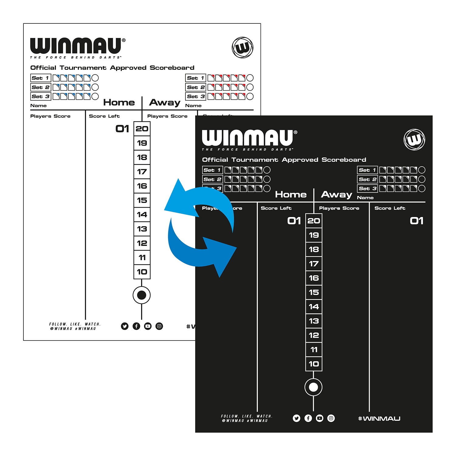 Winmau Dart Winmau Dart Scoreboard 8160.01