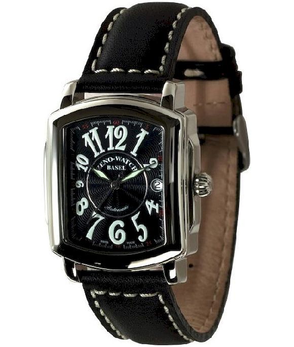 Zeno-Watch - Náramkové hodinky - Pánske - Chrono - Retro obdĺžnikové automatické - 8098-h1