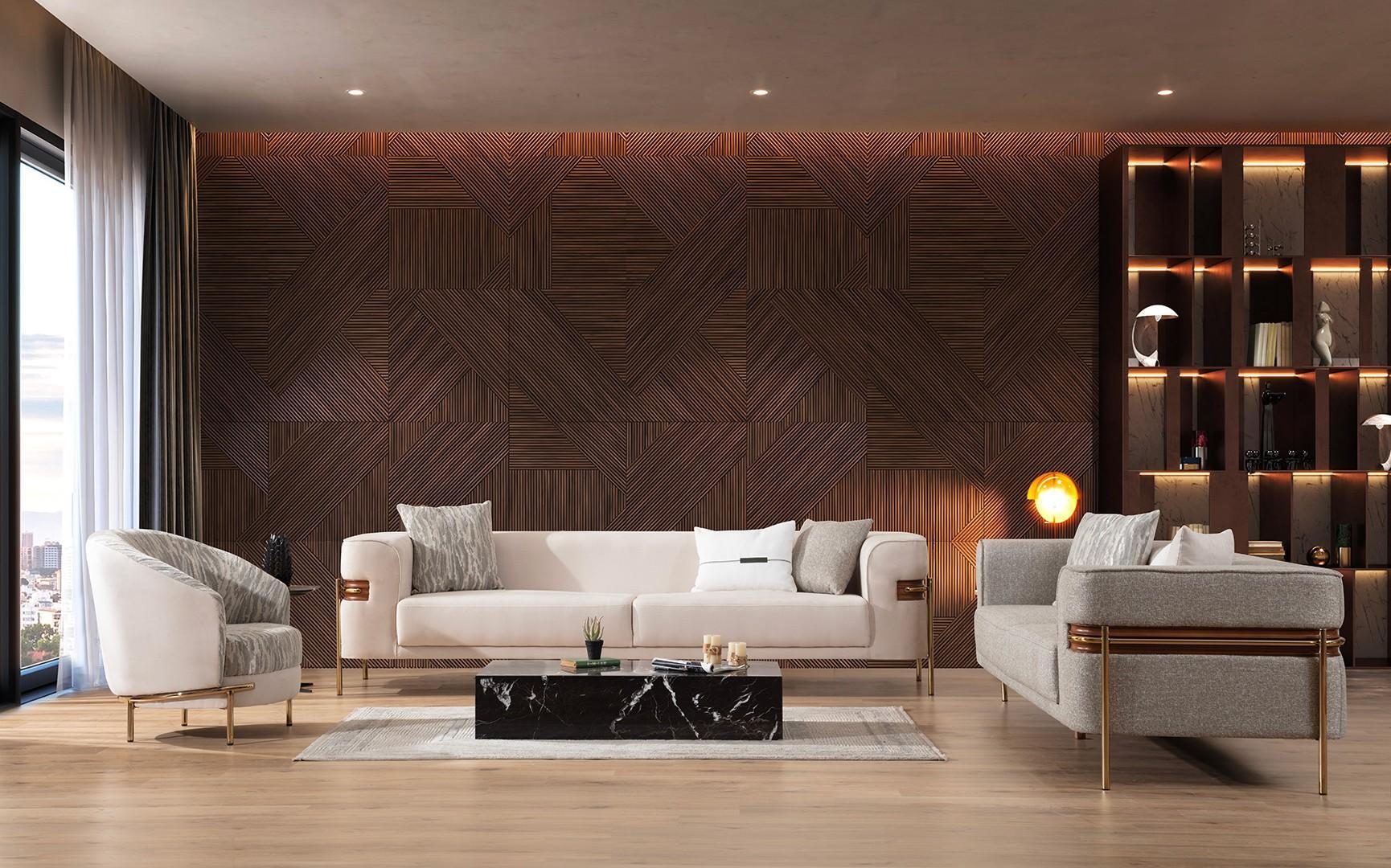 AEA Sofagarnitur Sofalandschaft Loungemöbel Sitzgarnitur Polsterecke Sofa Couch 4tlg JVM4067282914308