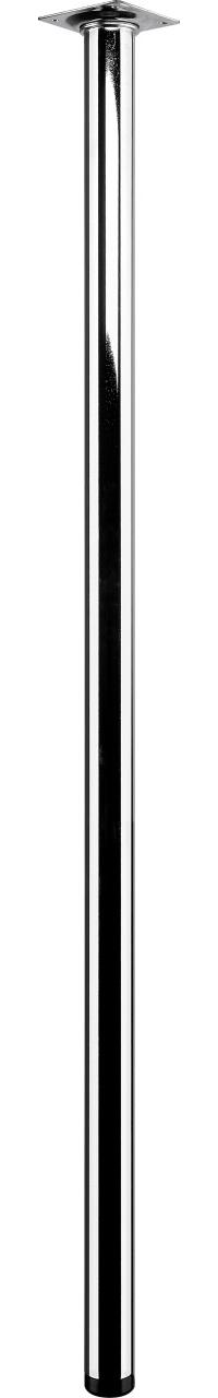 Hettich Möbelfuß / Tischbein verchromt D 30 x 800 mm verchromt 1217
