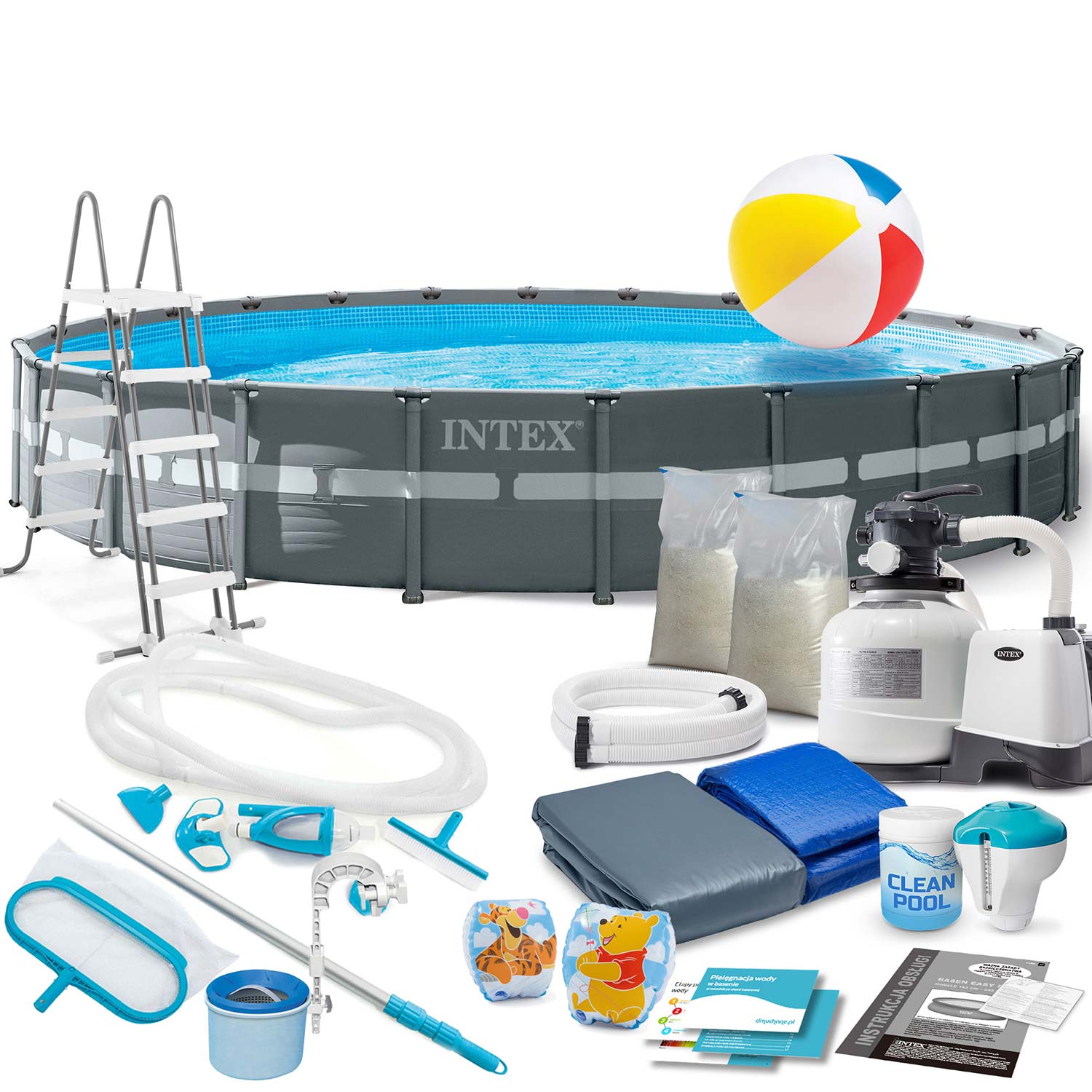 INTEX Frame Pool 732 x 132 cm - 20 in 1 Gartenpool